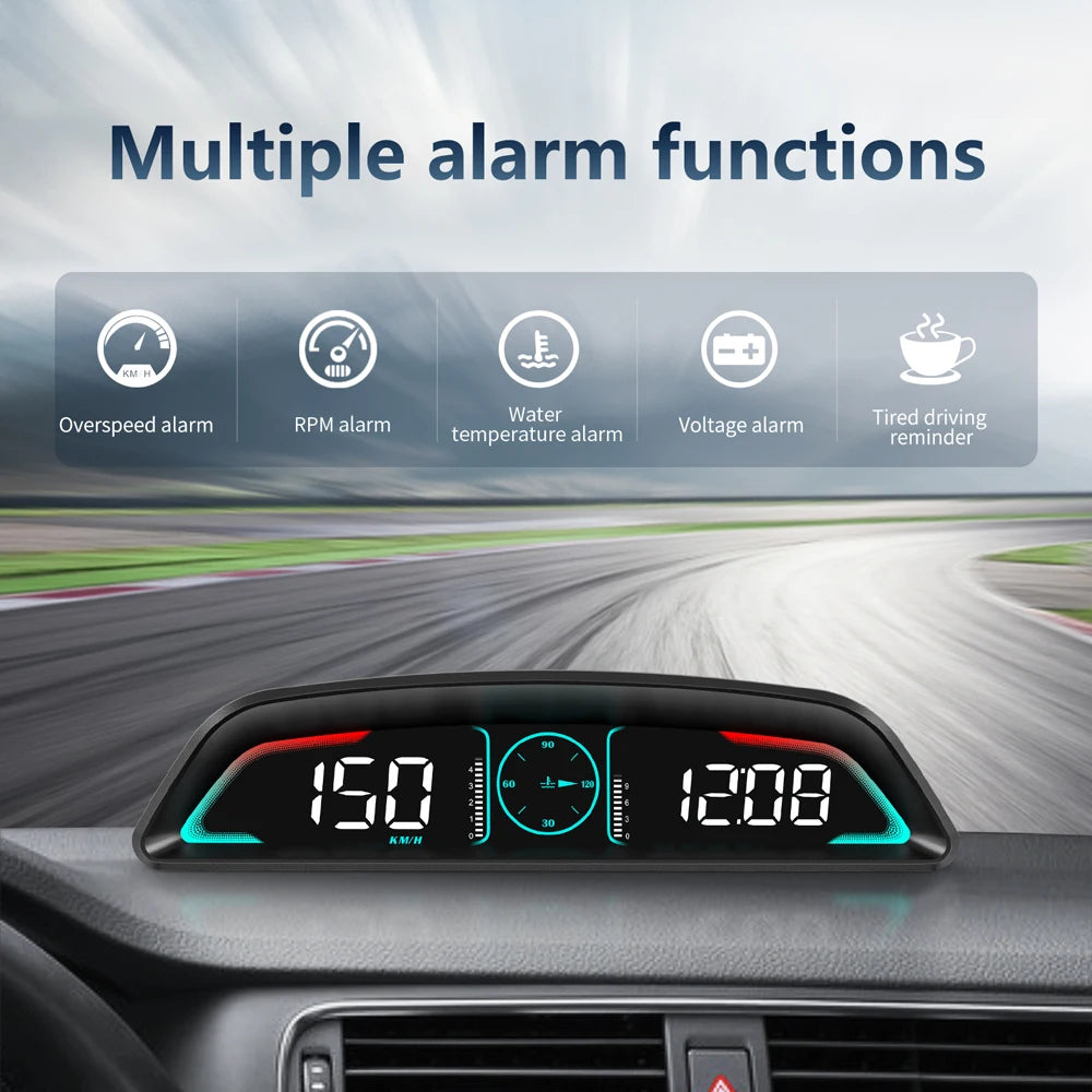 Proyector HUD B3 OBD2 | Velocímetro Inteligente para Auto