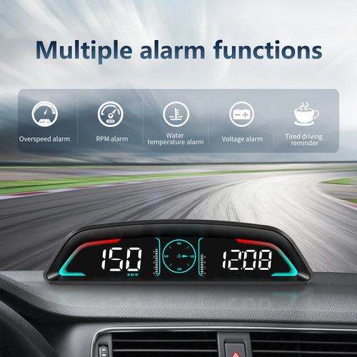 Proyector HUD B3 OBD2 | Velocímetro Inteligente para Auto