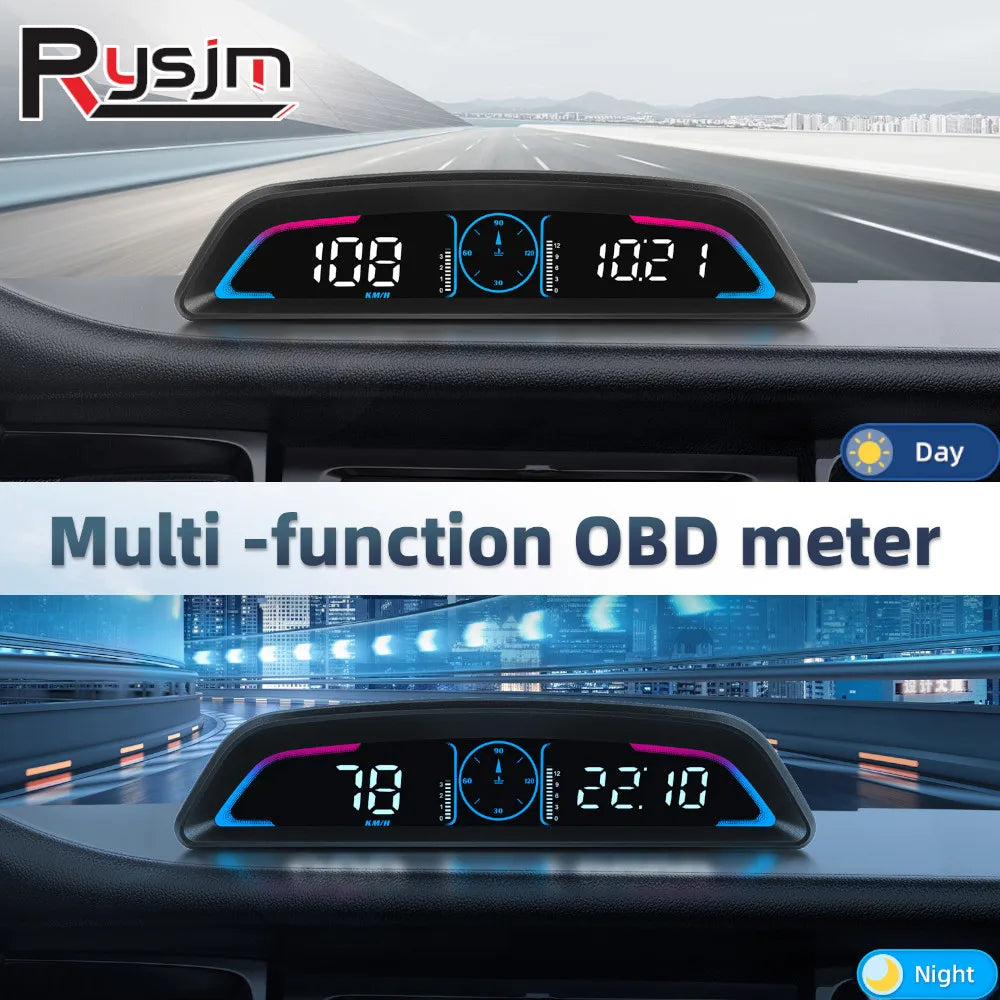 Proyector HUD B3 OBD2 | Velocímetro Inteligente para Auto