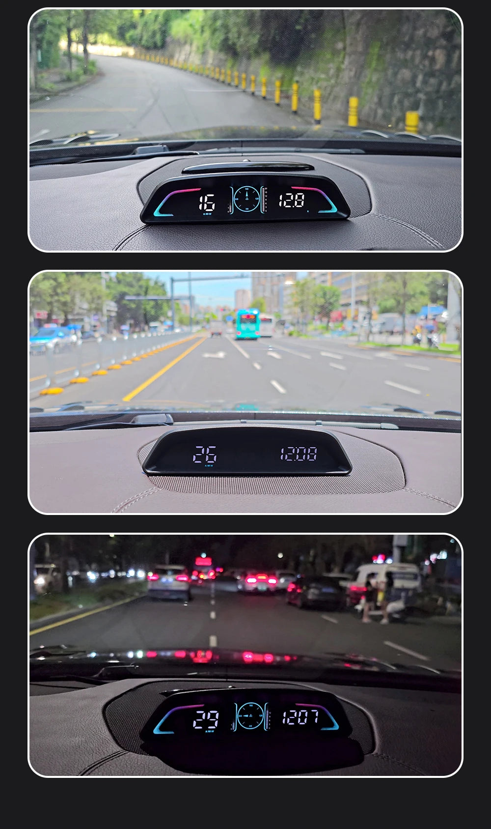 Proyector HUD B3 OBD2 | Velocímetro Inteligente para Auto