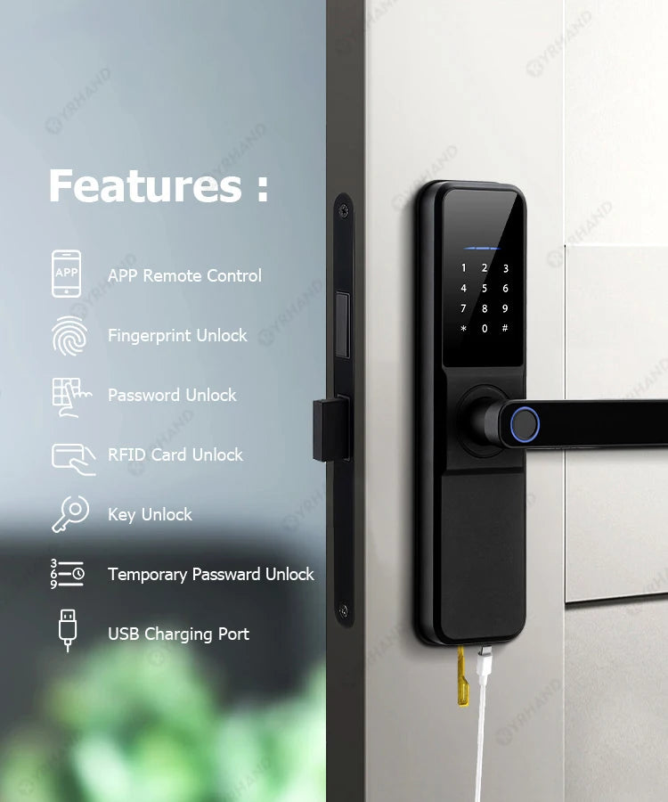 Cerradura Inteligente Sentry Pro | Acceso Biométrico y Wi-Fi